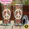 Peace Flower Pattern Hippie Stainless Steel Tumbler For Men And Women.jpg