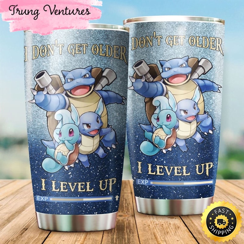 Pikachu I Level Up Gift For Lovers Travel Tumbler.jpg