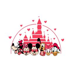 mickey and friends valentines day kingdom png