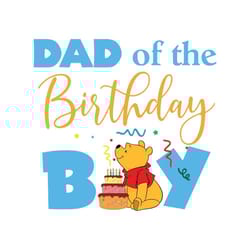 winnie the pooh dad of the birthday girl png
