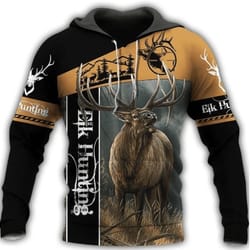deer hunting all over print hoodie zip hoodie fleece hoodie 3d, love hunting hoodie zip hoodie 3d t51