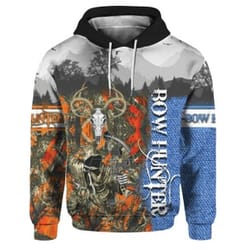 deer hunting all over print hoodie zip hoodie fleece hoodie 3d, love hunting hoodie zip hoodie 3d t65