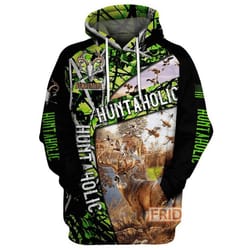 deer hunting all over print hoodie zip hoodie fleece hoodie 3d, love hunting hoodie zip hoodie 3d s72