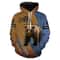 Bear Hunting All Over Print Hoodie Zip Hoodie Fleece Hoodie 3D, Love Hunting Hoodie Zip Hoodie 3D G75