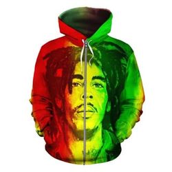 bob marley zip viking all over print hoodie zip hoodie fleece hoodie 3d, love hunting hoodie zip hoodie 3d t418