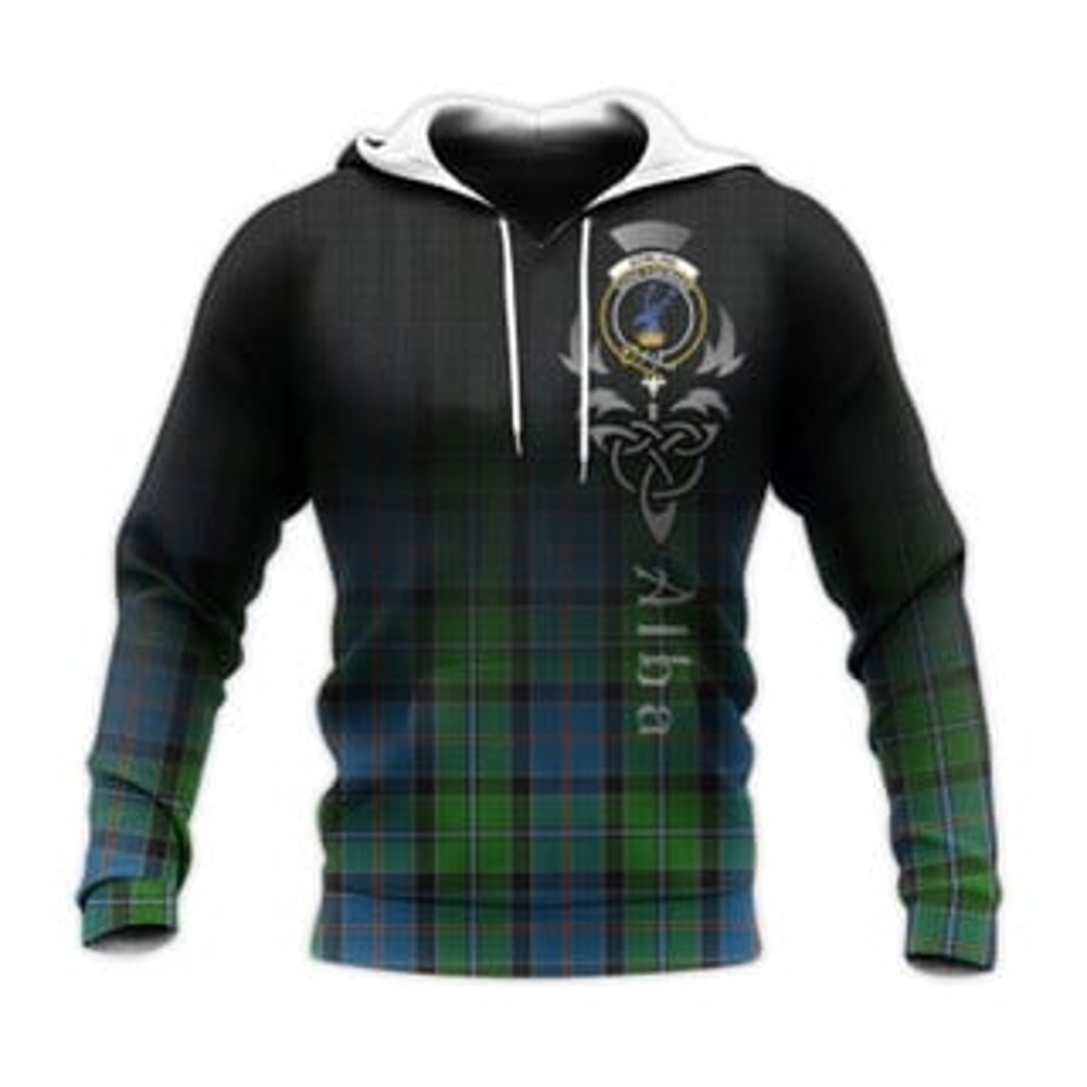 Stirling Clan Tartan Viking All Over Print Hoodie Zip Hoodie Fleece Hoodie 3D, Love Hunting Hoodie Zip Hoodie 3D T459