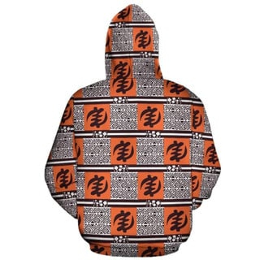 Adinkra Symbol Viking All Over Print Hoodie Zip Hoodie Fleece Hoodie 3D, Love Hunting Hoodie Zip Hoodie 3D T462