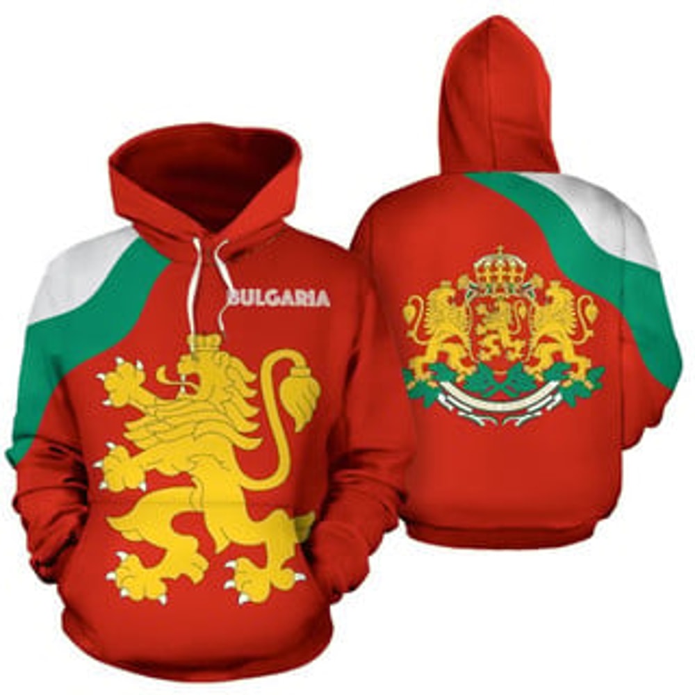 Bulgaria Special Viking All Over Print Hoodie Zip Hoodie Fleece Hoodie 3D, Love Hunting Hoodie Zip Hoodie 3D T644