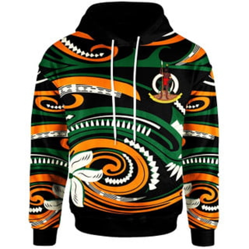 Vanuatu Hoodie - Vortex Viking All Over Print Hoodie Zip Hoodie Fleece Hoodie 3D, Love Hunting Hoodie Zip Hoodie 3D T649