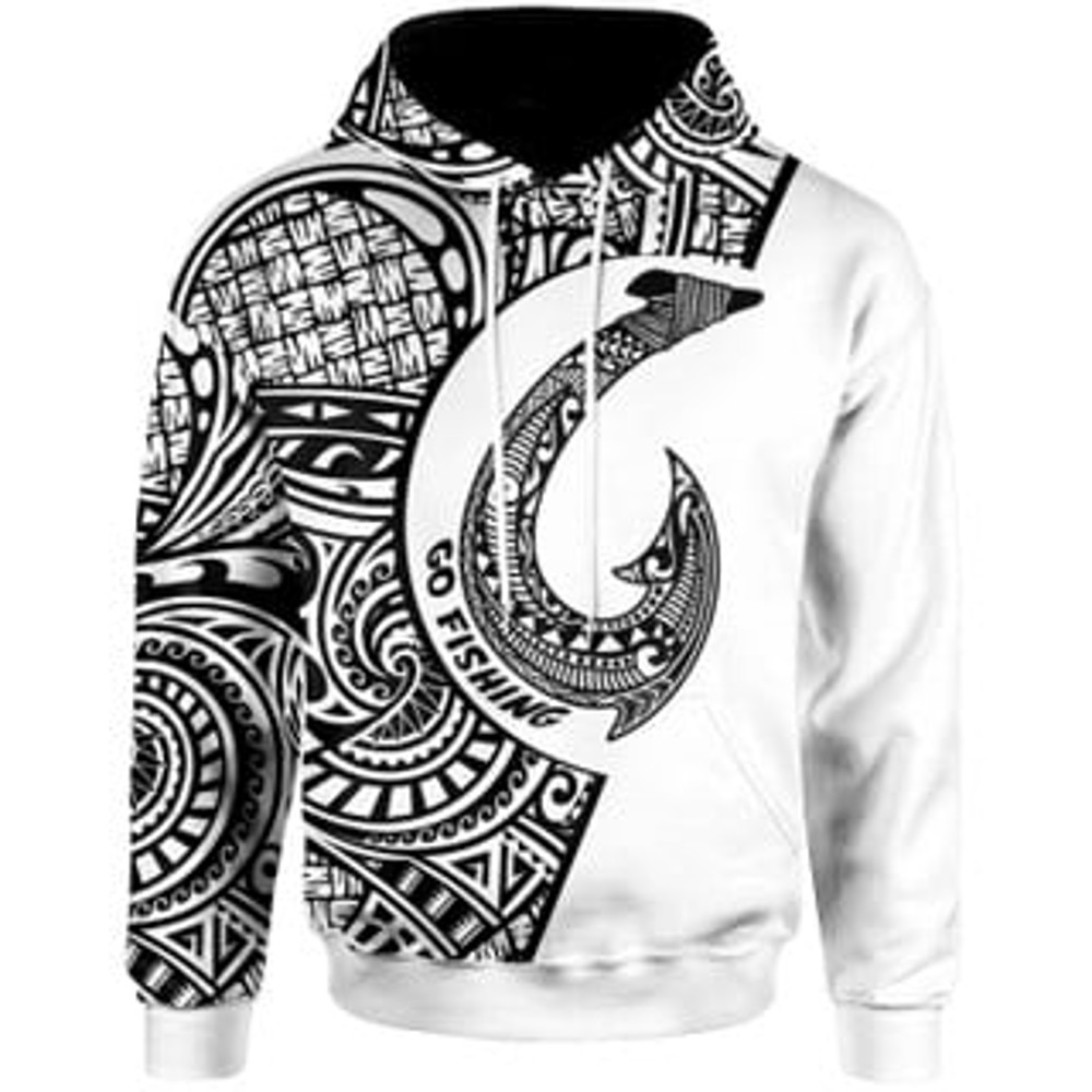 Tahiti Hoodie - Hook Ta Viking All Over Print Hoodie Zip Hoodie Fleece Hoodie 3D, Love Hunting Hoodie Zip Hoodie 3D T650