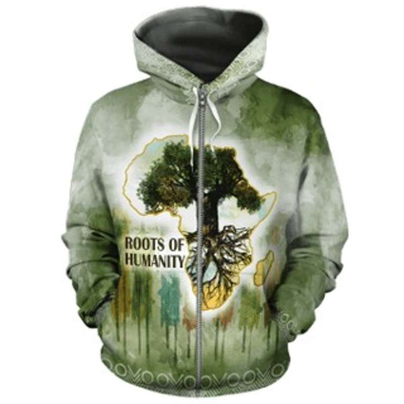 Roots Of Humanity Viking All Over Print Hoodie Zip Hoodie Fleece Hoodie 3D, Love Hunting Hoodie Zip Hoodie 3D T698