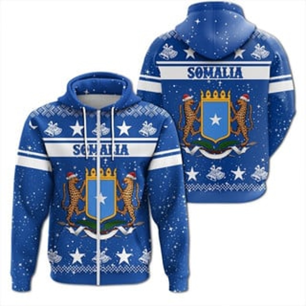 Somalia Zipper Viking All Over Print Hoodie Zip Hoodie Fleece Hoodie 3D, Love Hunting Hoodie Zip Hoodie 3D T699