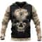 Camo Valknutune Hoodie Viking All Over Print Hoodie Zip Hoodie Fleece Hoodie 3D, Love Hunting Hoodie Zip Hoodie 3D L68