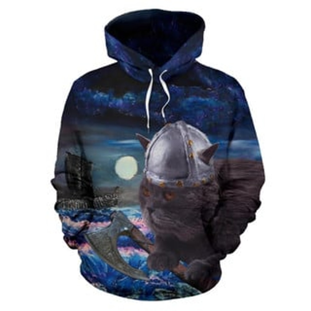 Iceland Viking All Over Print Hoodie Zip Hoodie Fleece Hoodie 3D, Love Hunting Hoodie Zip Hoodie 3D L116
