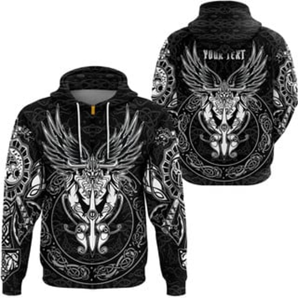 Warrior Zip Hoodie Viking All Over Print Hoodie Zip Hoodie Fleece Hoodie 3D, Love Hunting Hoodie Zip Hoodie 3D L127