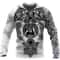 Tattoo Hoodie Viking All Over Print Hoodie Zip Hoodie Fleece Hoodie 3D, Love Hunting Hoodie Zip Hoodie 3D L138