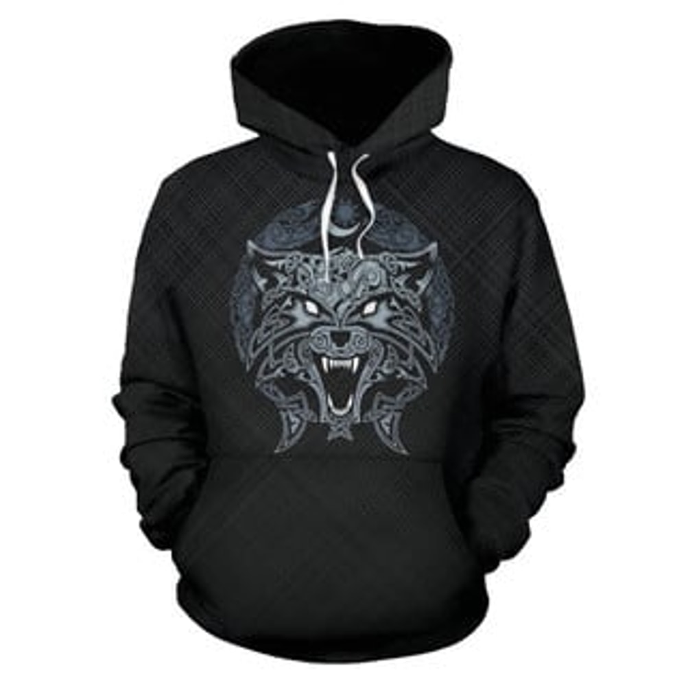 Wolf Of Odin Viking Viking All Over Print Hoodie Zip Hoodie Fleece Hoodie 3D, Love Hunting Hoodie Zip Hoodie 3D L184
