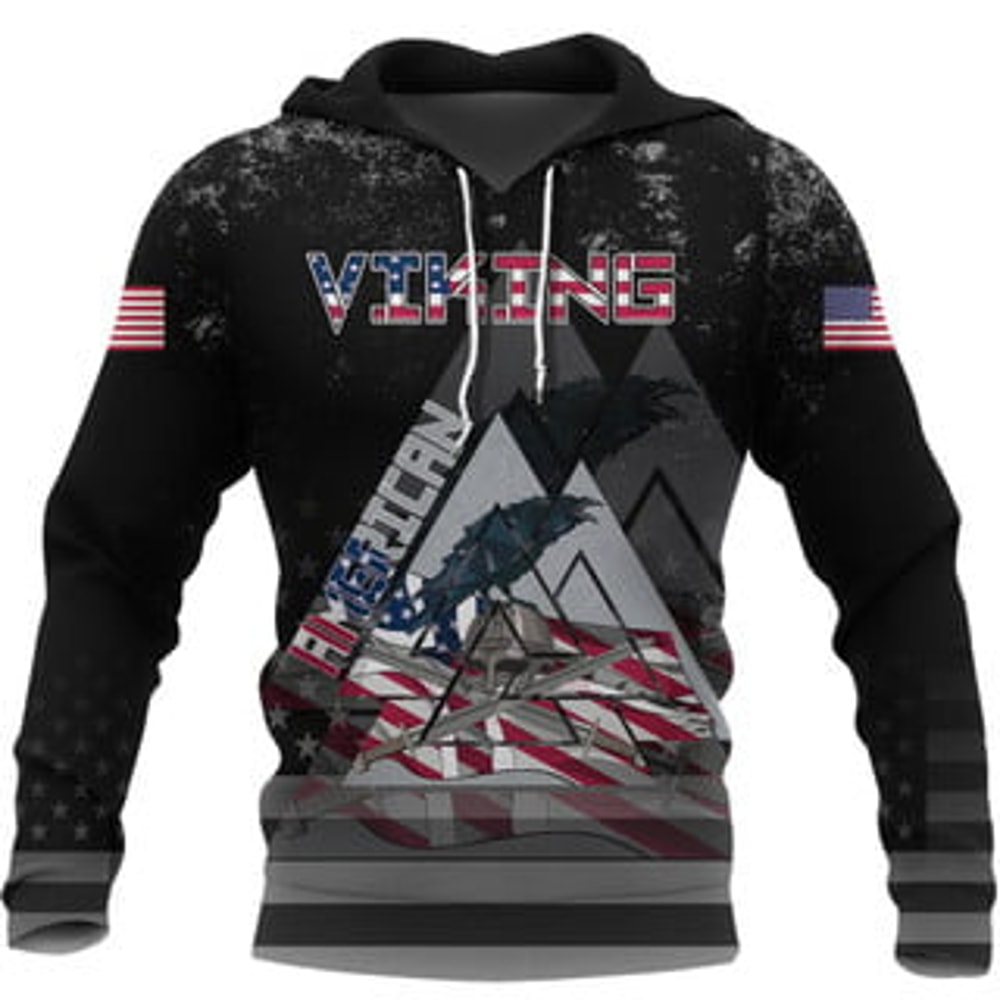 See You In Valhalla 3D Viking All Over Print Hoodie Zip Hoodie Fleece Hoodie 3D, Love Hunting Hoodie Zip Hoodie 3D L190