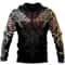 Geki and Freki Viking All Over Print Hoodie Zip Hoodie Fleece Hoodie 3D, Love Hunting Hoodie Zip Hoodie 3D L318