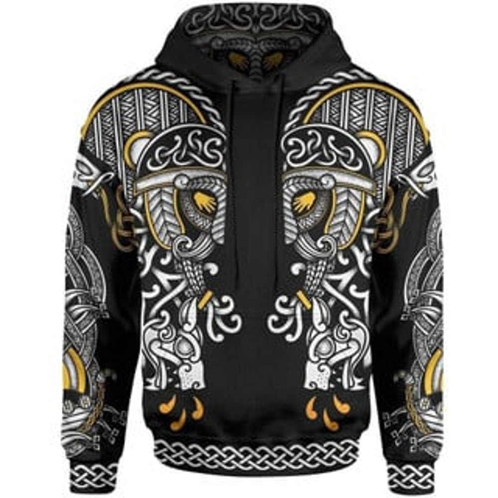 Odin'S Eye Pullover Viking All Over Print Hoodie Zip Hoodie Fleece Hoodie 3D, Love Hunting Hoodie Zip Hoodie 3D L448