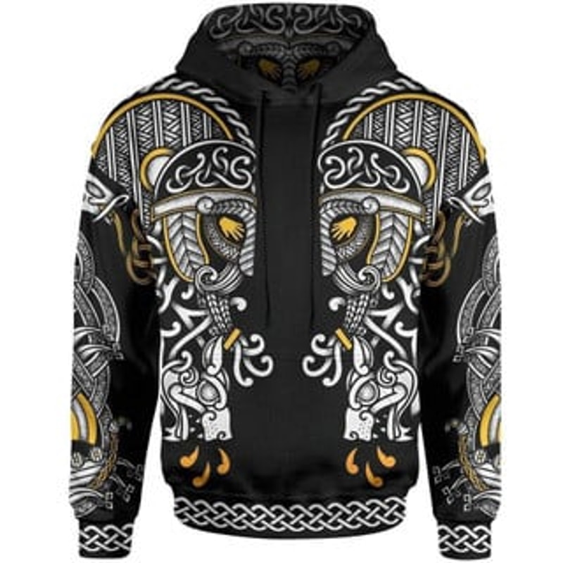 Odin'S Eye Pullover Viking All Over Print Hoodie Zip Hoodie Fleece Hoodie 3D, Love Hunting Hoodie Zip Hoodie 3D L448