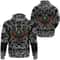 Green Demon With Viking All Over Print Hoodie Zip Hoodie Fleece Hoodie 3D, Love Hunting Hoodie Zip Hoodie 3D L525
