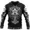 Hammeraven Valknut SPEA Viking All Over Print Hoodie Zip Hoodie Fleece Hoodie 3D, Love Hunting Hoodie Zip Hoodie 3D L752