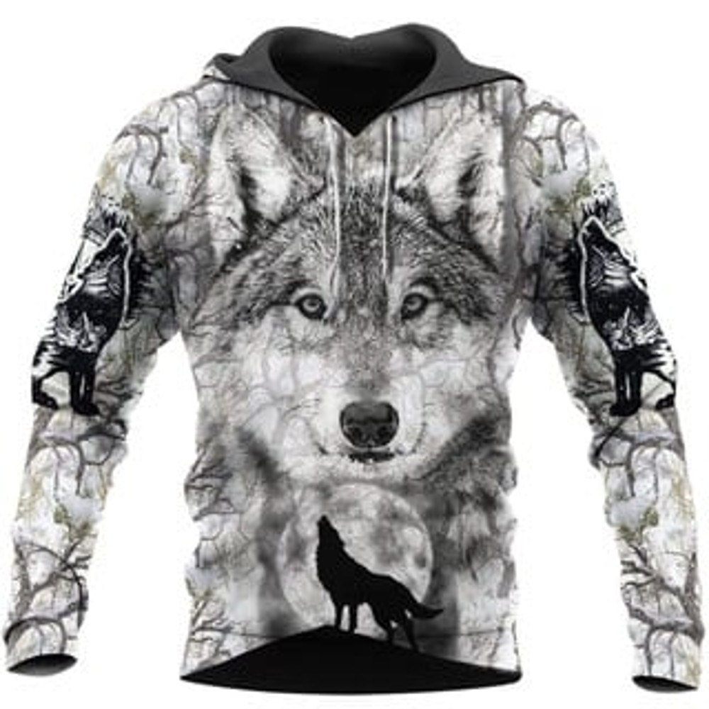 The Age Of Wolves Hoodi Viking All Over Print Hoodie Zip Hoodie Fleece Hoodie 3D, Love Hunting Hoodie Zip Hoodie 3D L834