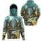 Cat Warrior Gaiter Hood Viking All Over Print Hoodie Zip Hoodie Fleece Hoodie 3D, Love Hunting Hoodie Zip Hoodie 3D L869
