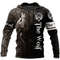 Premium Unisex Viking All Over Print Hoodie Zip Hoodie Fleece Hoodie 3D, Love Hunting Hoodie Zip Hoodie 3D L885