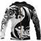 Ying Yang Wolf A21 Viking All Over Print Hoodie Zip Hoodie Fleece Hoodie 3D, Love Hunting Hoodie Zip Hoodie 3D L908