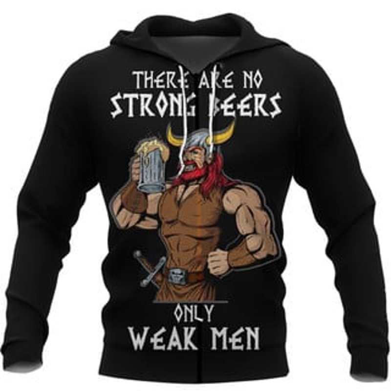 Beer There Are No Viking All Over Print Hoodie Zip Hoodie Fleece Hoodie 3D, Love Hunting Hoodie Zip Hoodie 3D L918