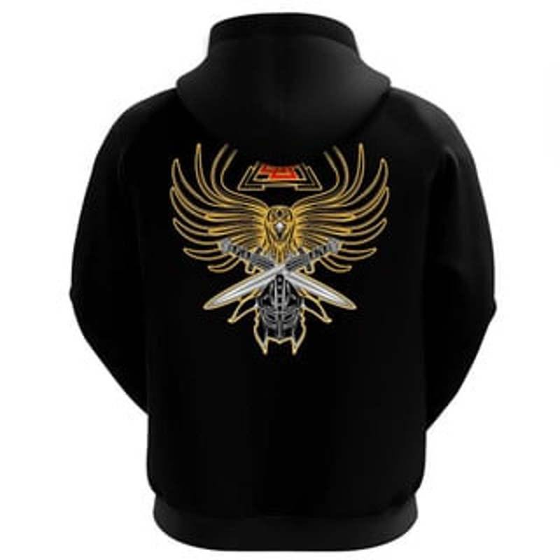The and Two Swords Valk Viking All Over Print Hoodie Zip Hoodie Fleece Hoodie 3D, Love Hunting Hoodie Zip Hoodie 3D L954