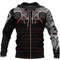 Double Dragon Tattoo an Viking All Over Print Hoodie Zip Hoodie Fleece Hoodie 3D, Love Hunting Hoodie Zip Hoodie 3D L985