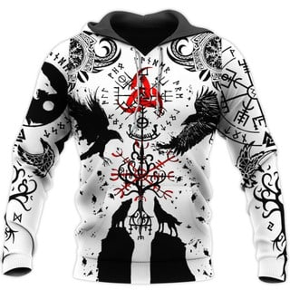 Early Root Of Viking All Over Print Hoodie Zip Hoodie Fleece Hoodie 3D, Love Hunting Hoodie Zip Hoodie 3D L991