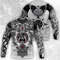 Black And White The Wo Viking All Over Print Hoodie Zip Hoodie Fleece Hoodie 3D, Love Hunting Hoodie Zip Hoodie 3D L1036