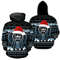 The Odin Santa Viking All Over Print Hoodie Zip Hoodie Fleece Hoodie 3D, Love Hunting Hoodie Zip Hoodie 3D L1082