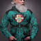 Valknut of Odin Cyan Viking All Over Print Hoodie Zip Hoodie Fleece Hoodie 3D, Love Hunting Hoodie Zip Hoodie 3D L1085
