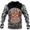 The Red Fenrir Viking All Over Print Hoodie Zip Hoodie Fleece Hoodie 3D, Love Hunting Hoodie Zip Hoodie 3D L1102