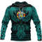 Valknut of Odin Cyan Viking All Over Print Hoodie Zip Hoodie Fleece Hoodie 3D, Love Hunting Hoodie Zip Hoodie 3D L1110
