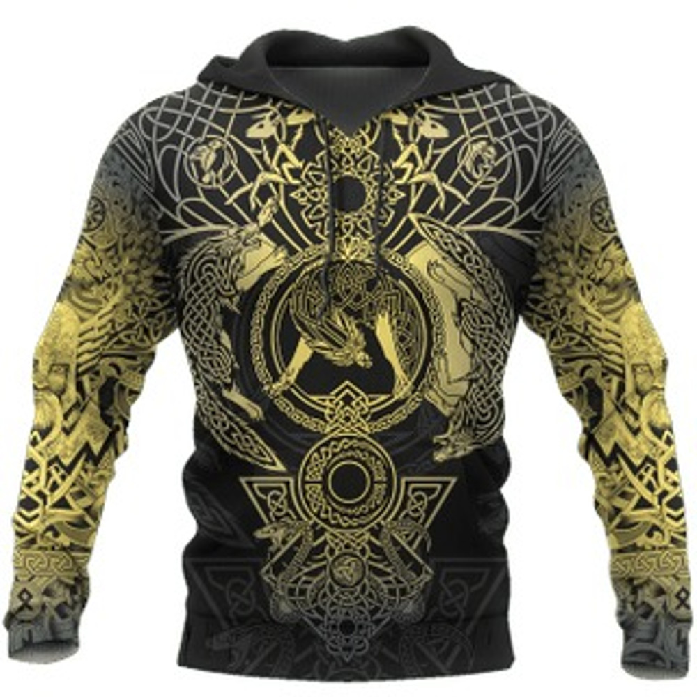 All-Over Print Version Viking All Over Print Hoodie Zip Hoodie Fleece Hoodie 3D, Love Hunting Hoodie Zip Hoodie 3D L1134