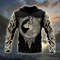 Wolf Hoodie AM-MEI Viking All Over Print Hoodie Zip Hoodie Fleece Hoodie 3D, Love Hunting Hoodie Zip Hoodie 3D L1196