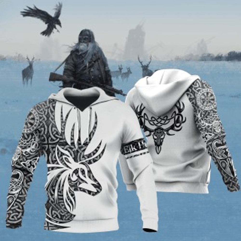 Vibes All Over Viking All Over Print Hoodie Zip Hoodie Fleece Hoodie 3D, Love Hunting Hoodie Zip Hoodie 3D L1214