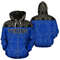 Black And Bue Viking All Over Print Hoodie Zip Hoodie Fleece Hoodie 3D, Love Hunting Hoodie Zip Hoodie 3D L1226