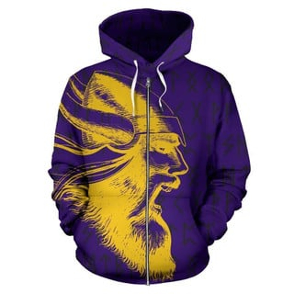 Warrior All Over Viking All Over Print Hoodie Zip Hoodie Fleece Hoodie 3D, Love Hunting Hoodie Zip Hoodie 3D L1229