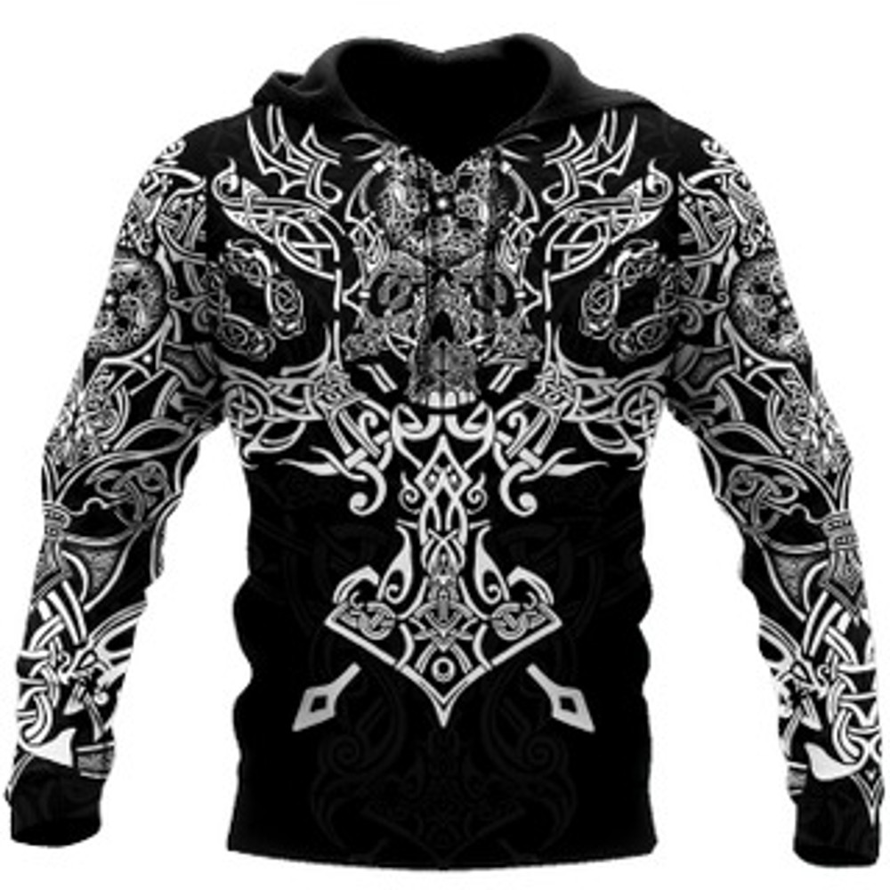 Nidhogg Ver Viking All Over Print Hoodie Zip Hoodie Fleece Hoodie 3D, Love Hunting Hoodie Zip Hoodie 3D L1245