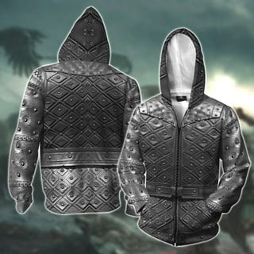 Art Warrior Old Norse Viking All Over Print Hoodie Zip Hoodie Fleece Hoodie 3D, Love Hunting Hoodie Zip Hoodie 3D L1371