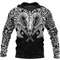 Ram Skull Tattoo With Viking All Over Print Hoodie Zip Hoodie Fleece Hoodie 3D, Love Hunting Hoodie Zip Hoodie 3D L1390