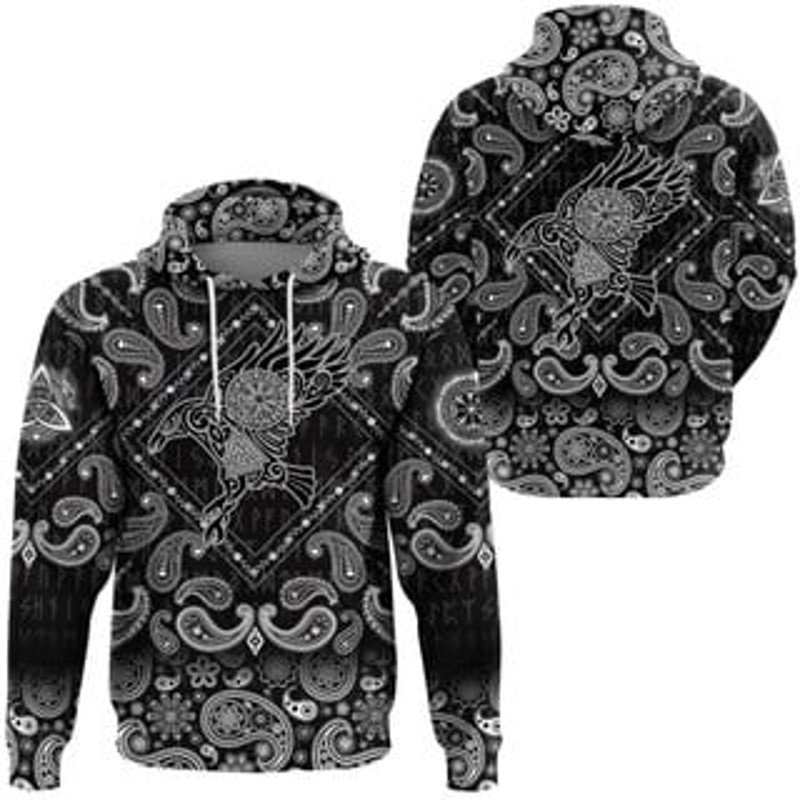 Hoodieaven of Odin wit Viking All Over Print Hoodie Zip Hoodie Fleece Hoodie 3D, Love Hunting Hoodie Zip Hoodie 3D L1410