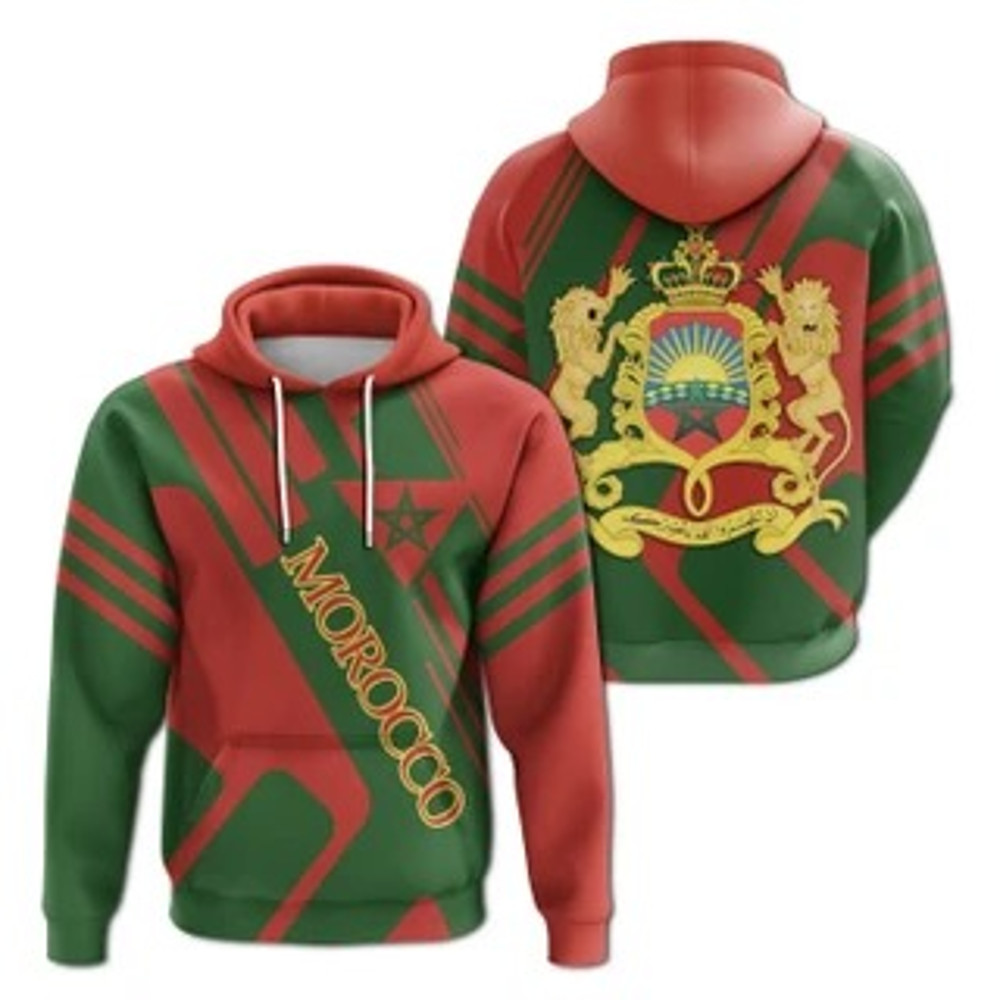 Morocco Hoodie Rockie Viking All Over Print Hoodie Zip Hoodie Fleece Hoodie 3D, Love Hunting Hoodie Zip Hoodie 3D L1459
